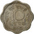 Moneda, INDIA-REPÚBLICA, 10 Naye Paise, 1957, MBC, Cobre - níquel, KM:24.1