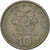 Coin, Greece, 10 Drachmai, 1976, EF(40-45), Copper-nickel, KM:119