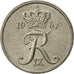 Moneta, Danimarca, Frederik IX, 10 Öre, 1967, Copenhagen, BB, Rame-nichel