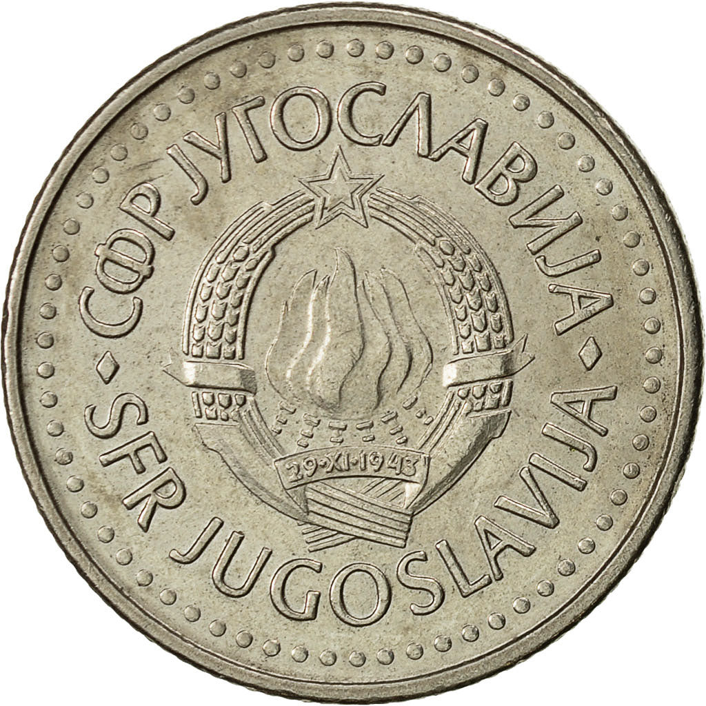 Monnaie, Yougoslavie, 10 Dinara, 1983, SUP, Copper-nickel, KM:89