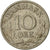 Coin, Denmark, Frederik IX, 10 Öre, 1965, Copenhagen, EF(40-45), Copper-nickel