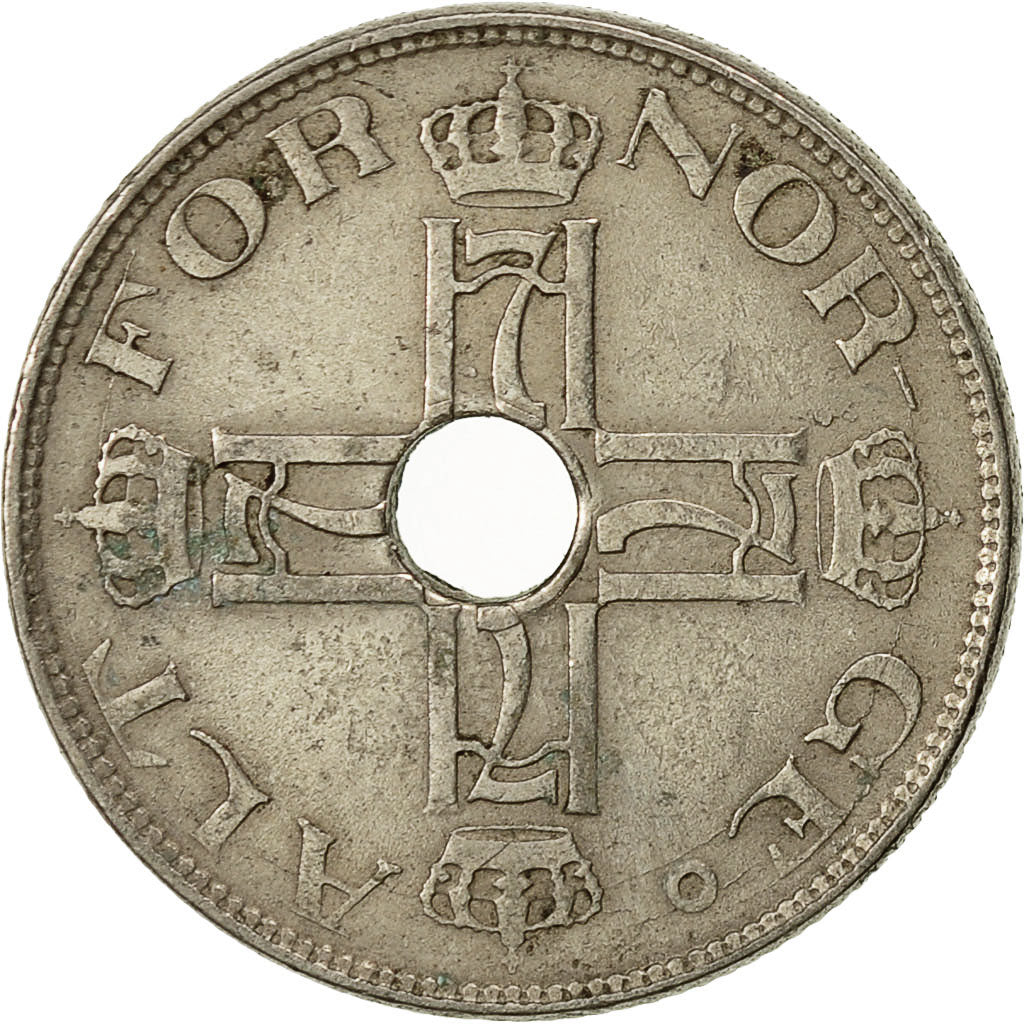 Norway, Haakon VII, 50 Öre, 1921, EF(40-45), Copper-nickel, KM:380