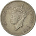 Moneda, ESTE DE ÁFRICA, George VI, 50 Cents, 1949, MBC, Cobre - níquel, KM:30