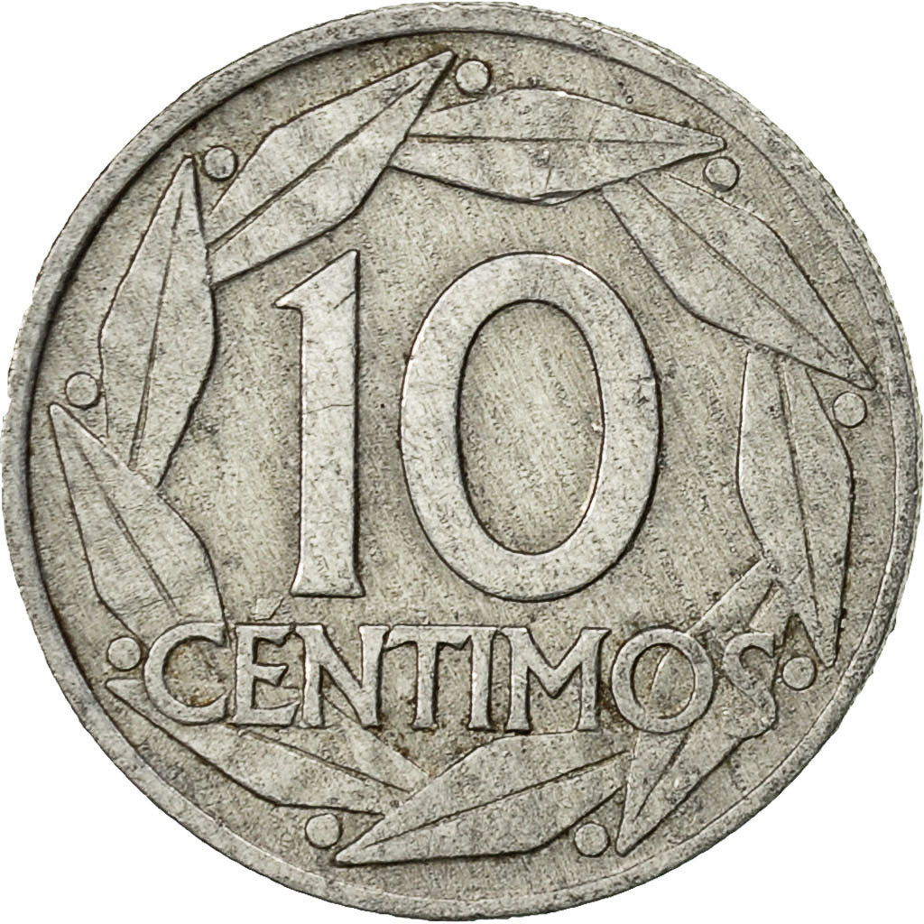 Moneda, España, Francisco Franco, caudillo, 10 Centimos, 1959, MBC, Aluminio