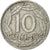 Coin, Spain, Francisco Franco, caudillo, 10 Centimos, 1959, EF(40-45), Aluminum