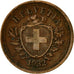 Coin, Switzerland, Rappen, 1932, Bern, EF(40-45), Bronze, KM:3.2