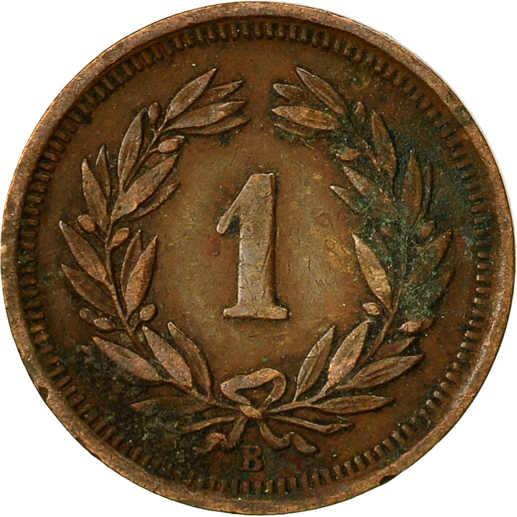 Coin, Switzerland, Rappen, 1932, Bern, EF(40-45), Bronze, KM:3.2