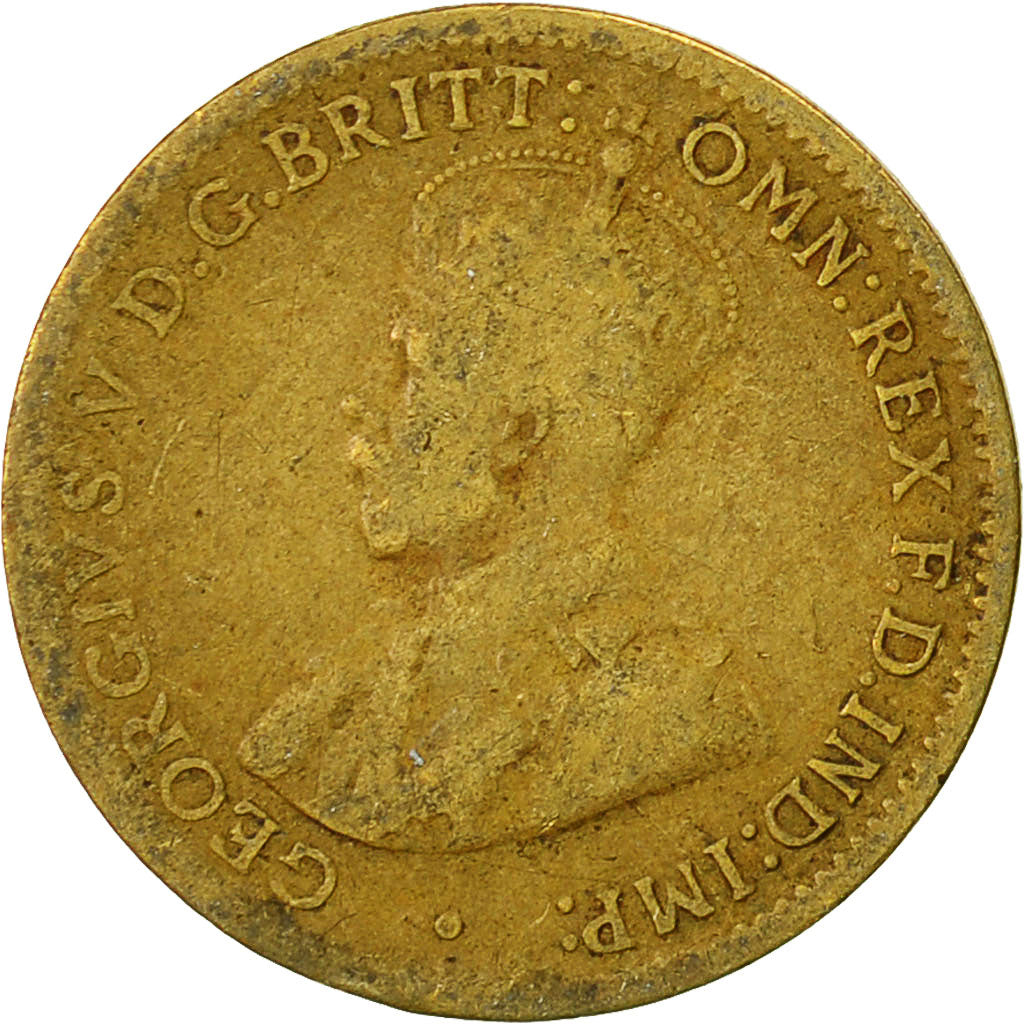 Münze, BRITISH WEST AFRICA, George V, 3 Pence, 1920, S+, Tin-Brass, KM:10b
