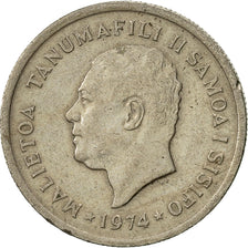 Munten, Samoa, 5 Sene, 1974, ZF, Copper-nickel, KM:14