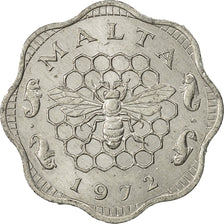 Coin, Malta, 3 Mils, 1972, British Royal Mint, EF(40-45), Aluminum, KM:6