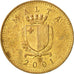 Monnaie, Malte, Cent, 2001, TTB, Nickel-brass, KM:93