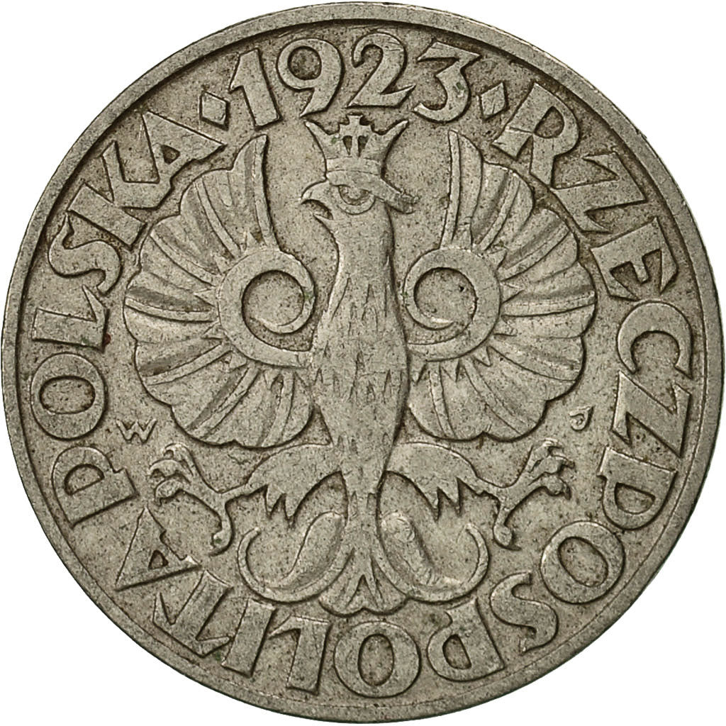 Coin, Poland, 20 Groszy, 1923, Warsaw, EF(40-45), Nickel, KM:12
