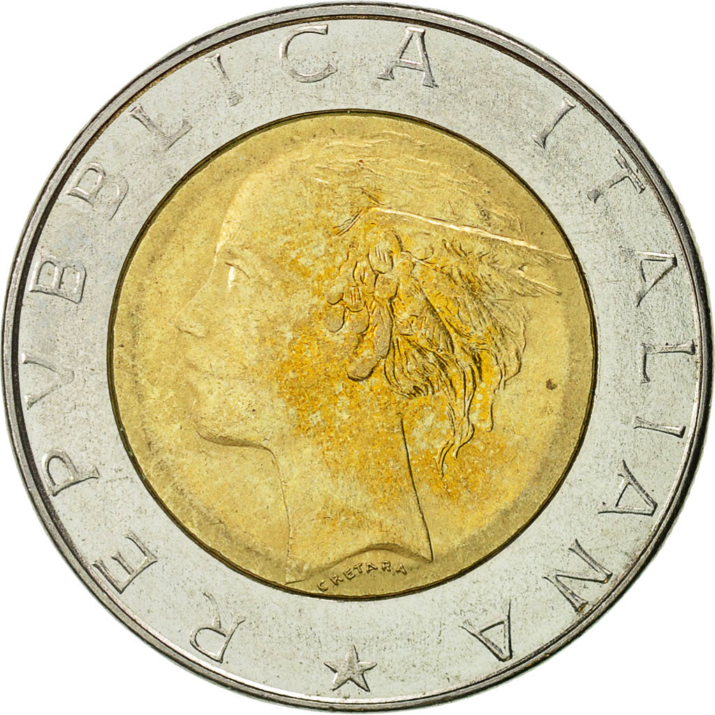 Moneta, Italia, 500 Lire, 1986, Rome, BB+, Bi-metallico, KM:111