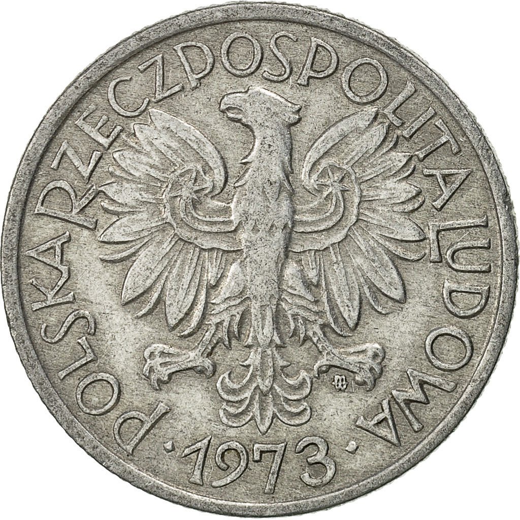 Monnaie, Pologne, 2 Zlote, 1973, Warsaw, TTB, Aluminium, KM:46