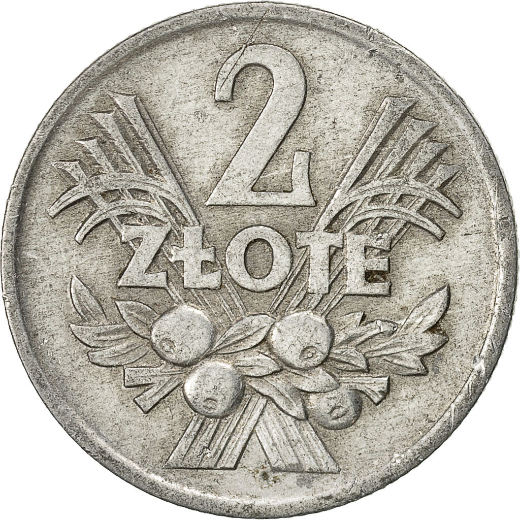 Monnaie, Pologne, 2 Zlote, 1973, Warsaw, TTB, Aluminium, KM:46