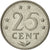 Moneda, Antillas holandesas, Beatrix, 25 Cents, 1971, EBC, Níquel, KM:11