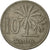 Moneta, Nigeria, Elizabeth II, 10 Kobo, 1974, EF(40-45), Miedź-Nikiel, KM:10.1