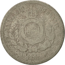 Munten, Brazilië, Pedro II, 100 Reis, 1886, ZG+, Copper-nickel, KM:483