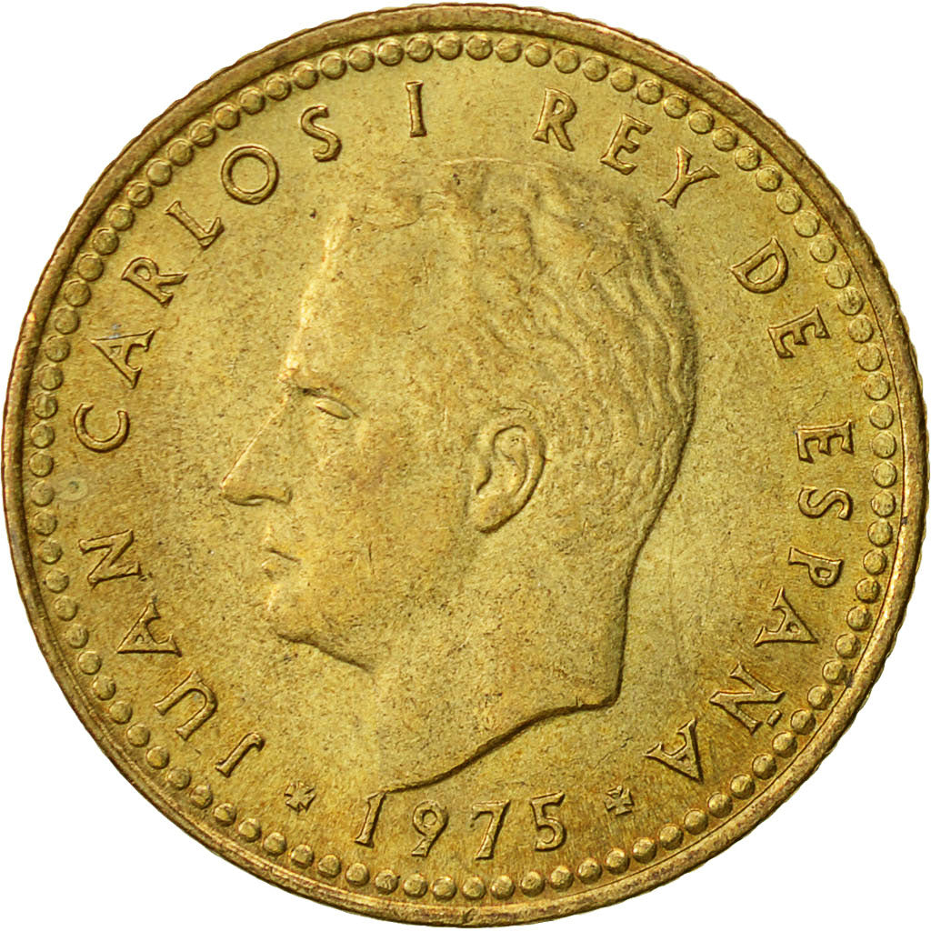 Moneta, Hiszpania, Juan Carlos I, Peseta, 1979, AU(50-53), Aluminium-Brąz