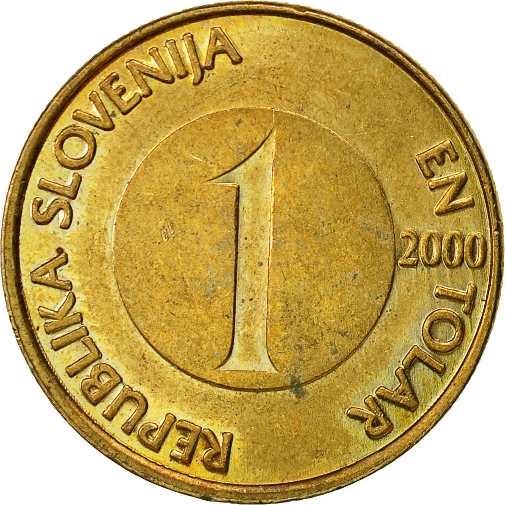 Münze, Slowenien, Tolar, 2000, SS, Nickel-brass, KM:4