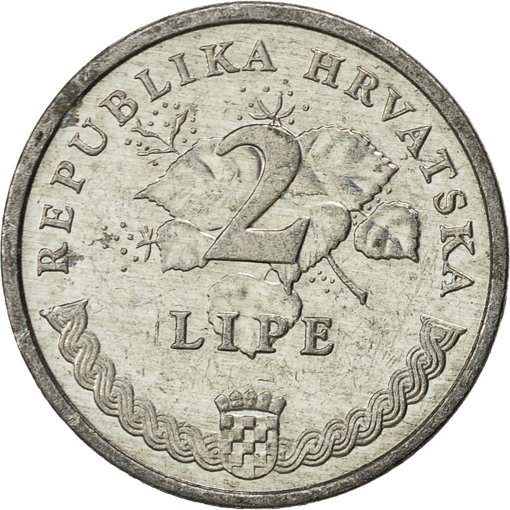 Coin, Croatia, 2 Lipe, 2005, EF(40-45), Aluminum, KM:4