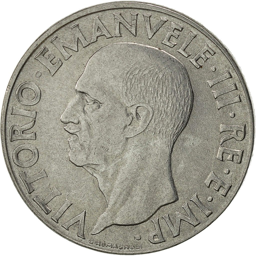 Münze, Italien, Vittorio Emanuele III, Lira, 1940, Rome, SS+, Stainless Steel