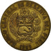 Coin, Peru, Sol, 1969, Lima, VF(30-35), Brass, KM:248