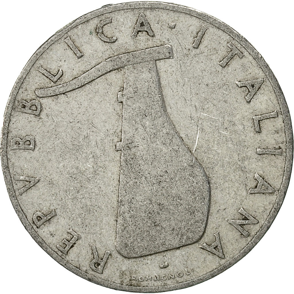 Coin, Italy, 5 Lire, 1952, Rome, EF(40-45), Aluminum, KM:92
