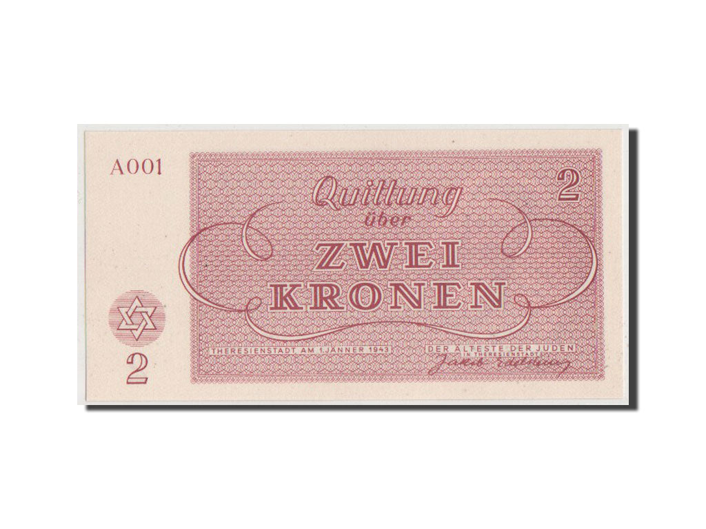 Czechoslovakia, 2 Kronen, 1943, UNC(65-70)