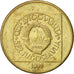Moneta, Jugosławia, 100 Dinara, 1989, AU(50-53), Mosiądz, KM:134