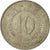 Moneda, Yugoslavia, 10 Dinara, 1977, MBC+, Cobre - níquel, KM:62