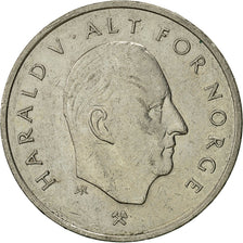 Monnaie, Norvège, Harald V, Krone, 1992, TTB, Copper-nickel, KM:436