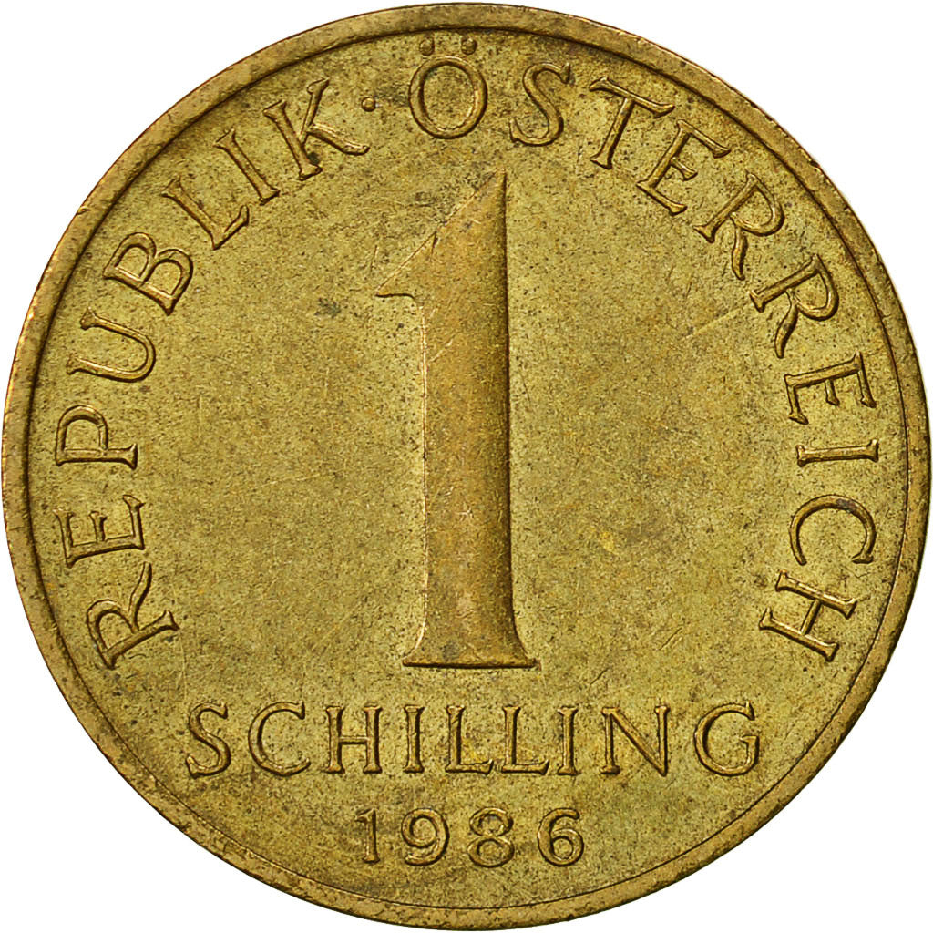 Moneta, Austria, Schilling, 1986, BB, Alluminio-bronzo, KM:2886