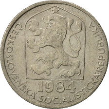 Münze, Tschechoslowakei, 50 Haleru, 1984, SS+, Copper-nickel, KM:89