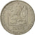 Moneda, Checoslovaquia, 50 Haleru, 1984, MBC+, Cobre - níquel, KM:89