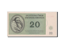 Billete, 20 Kronen, 1943, Checoslovaquia, UNC