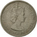 Moneda, Mauricio, Elizabeth II, Rupee, 1975, MBC, Cobre - níquel, KM:35.1