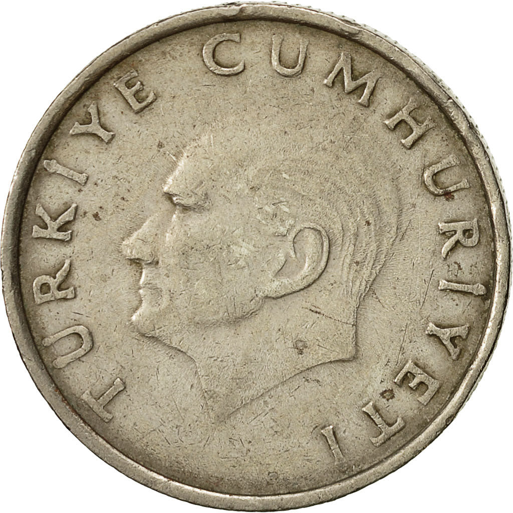 Moneta, Turchia, 50 Lira, 1987, BB, Rame-nichel-zinco, KM:966