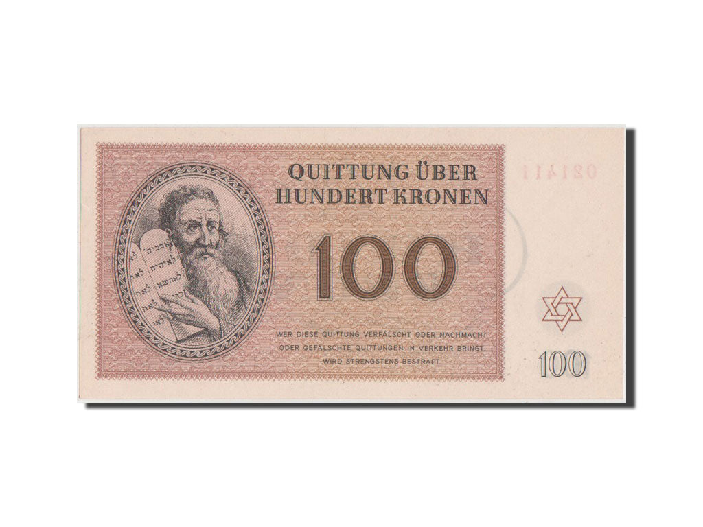 Czechoslovakia, 100 Kronen, 1943, UNC(63)