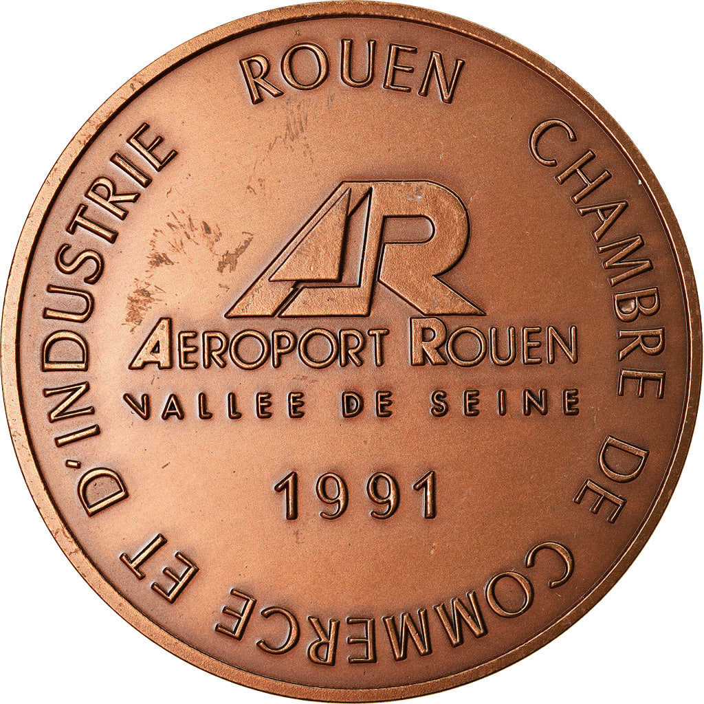 France, Token, Aéroport de Rouen, Vallée de Seine, Business & industry, 1991