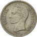 Münze, Venezuela, 25 Centimos, 1965, British Royal Mint, SS, Nickel, KM:40