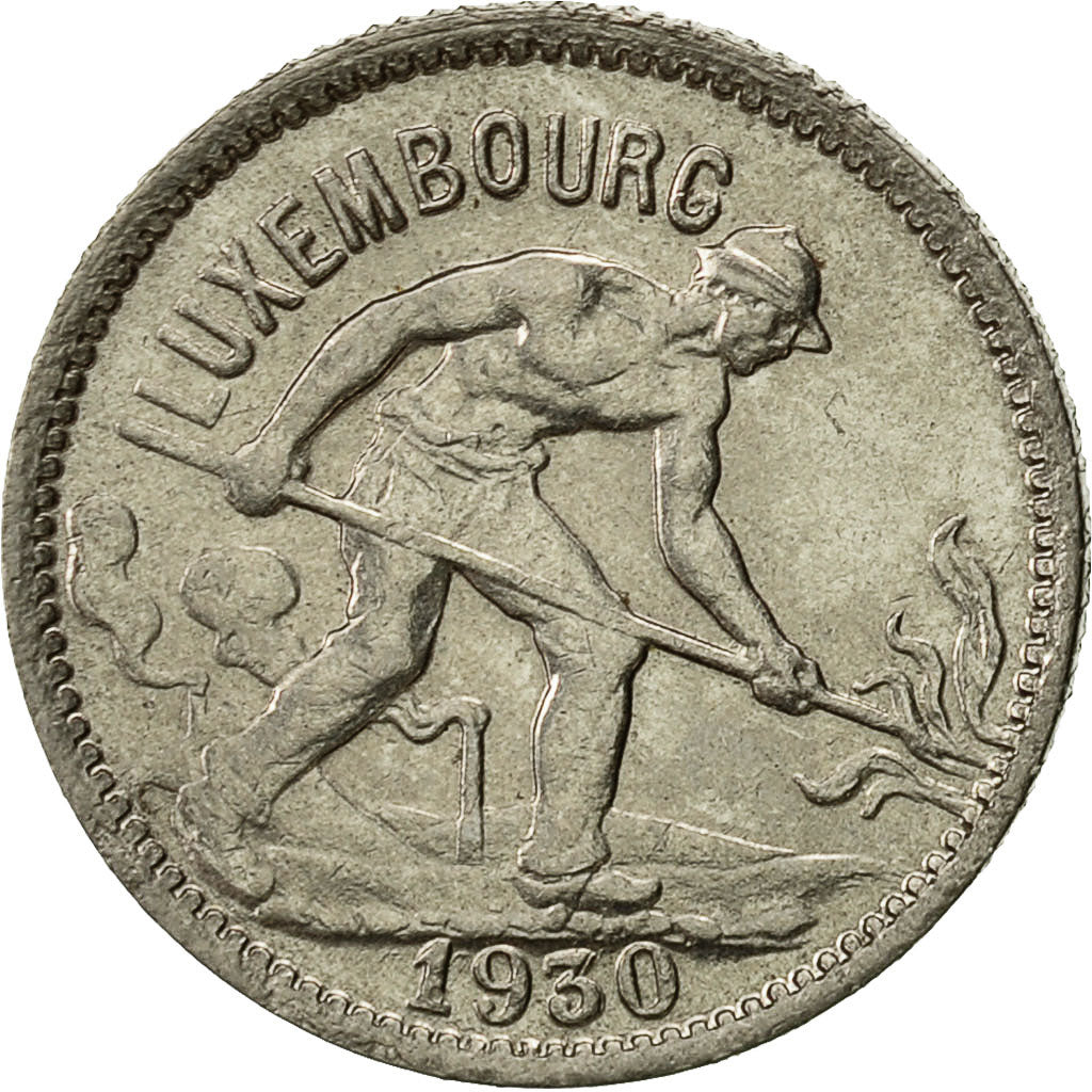 Moneta, Lussemburgo, Charlotte, 50 Centimes, 1930, SPL-, Nichel, KM:43
