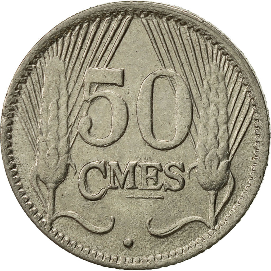 Moneta, Lussemburgo, Charlotte, 50 Centimes, 1930, SPL-, Nichel, KM:43