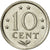 Munten, Nederlandse Antillen, Juliana, 10 Cents, 1985, PR, Nickel, KM:10