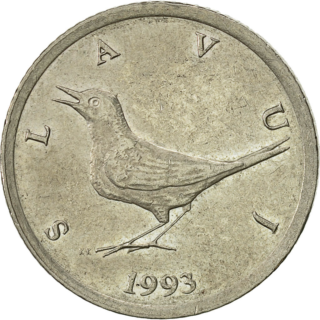 Münze, Kroatien, Kuna, 1993, SS+, Copper-Nickel-Zinc, KM:9.1