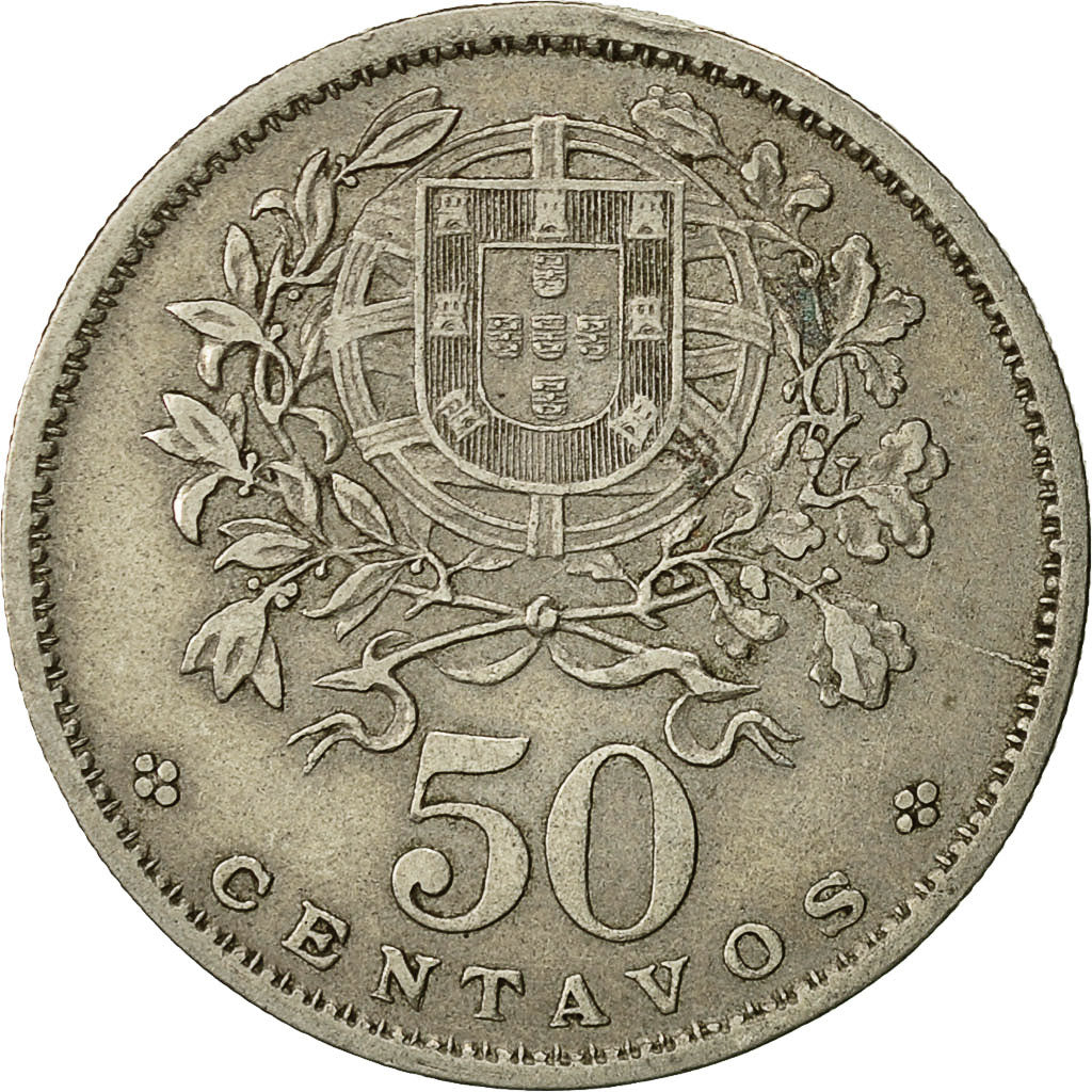 Moneta, Portogallo, 50 Centavos, 1930, BB, Rame-nichel, KM:577