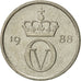 Coin, Norway, Olav V, 10 Öre, 1988, AU(50-53), Copper-nickel, KM:416