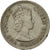 Munten, Mauritius, Elizabeth II, 1/4 Rupee, 1975, ZF, Copper-nickel, KM:36