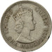 Moneta, Mauritius, Elizabeth II, 1/4 Rupee, 1975, BB, Rame-nichel, KM:36