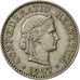 Coin, Switzerland, 10 Rappen, 1957, Bern, EF(40-45), Copper-nickel, KM:27